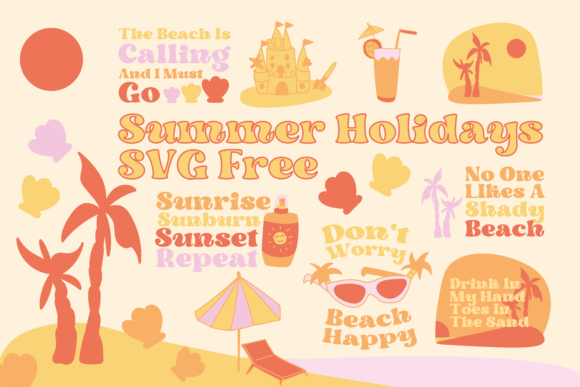 Download Summer Holidays SVG Free - Holidays Collection