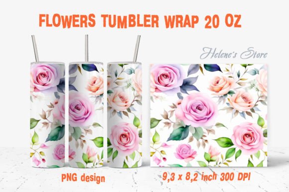 Download Pastel Flower Design Sublimation Tumbler - Pastel flower design Collection