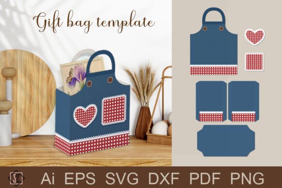 Download Gift Bag Template Apron. - Apron Collection